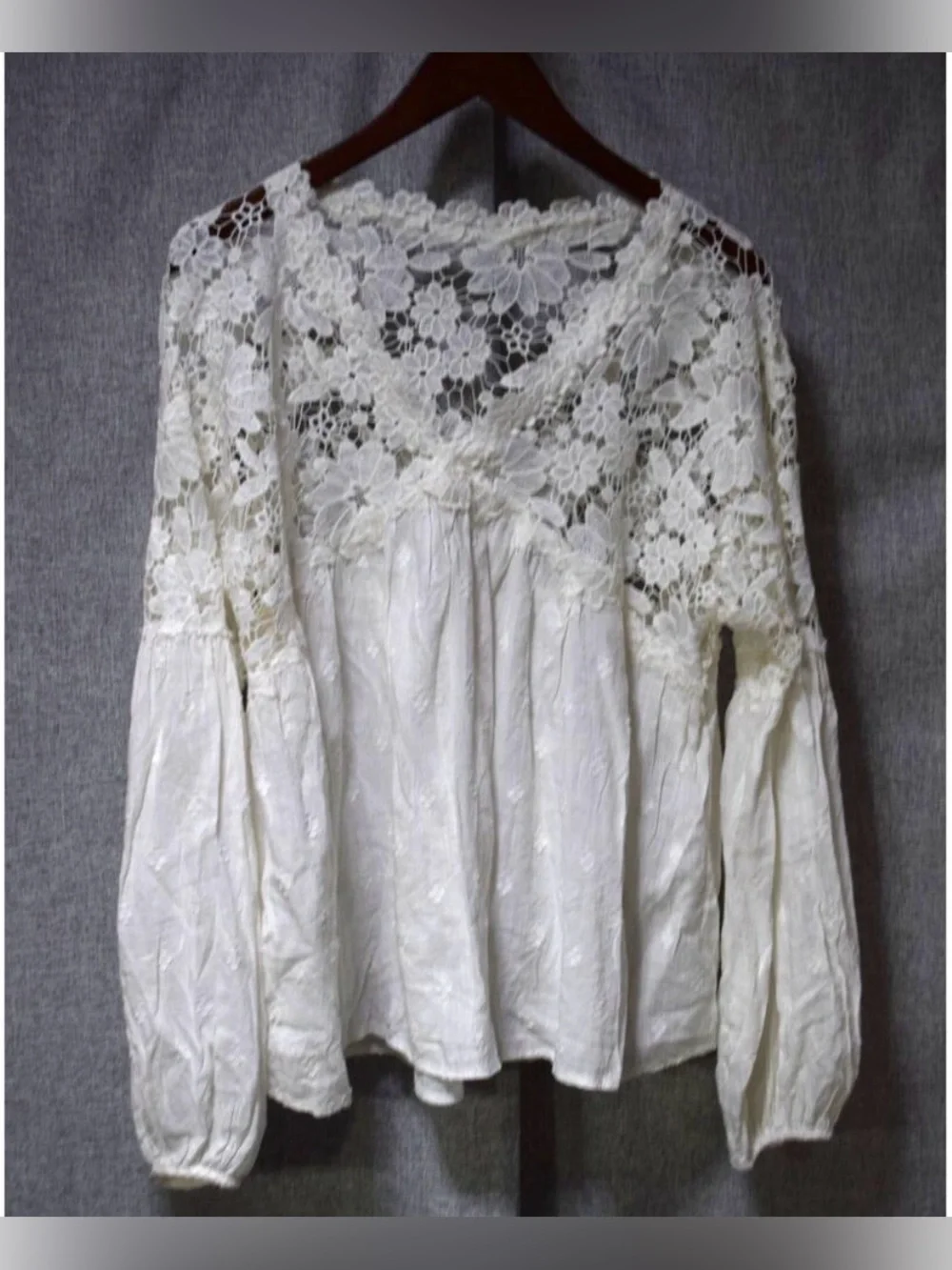 Free People lace blouse